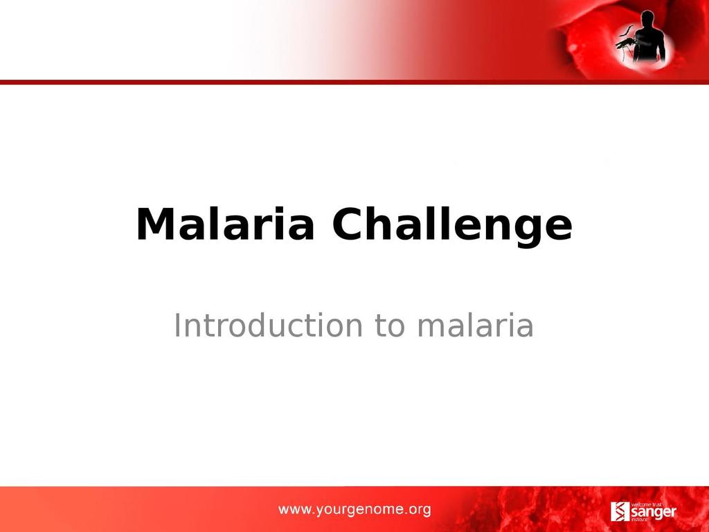 malaria case study ppt